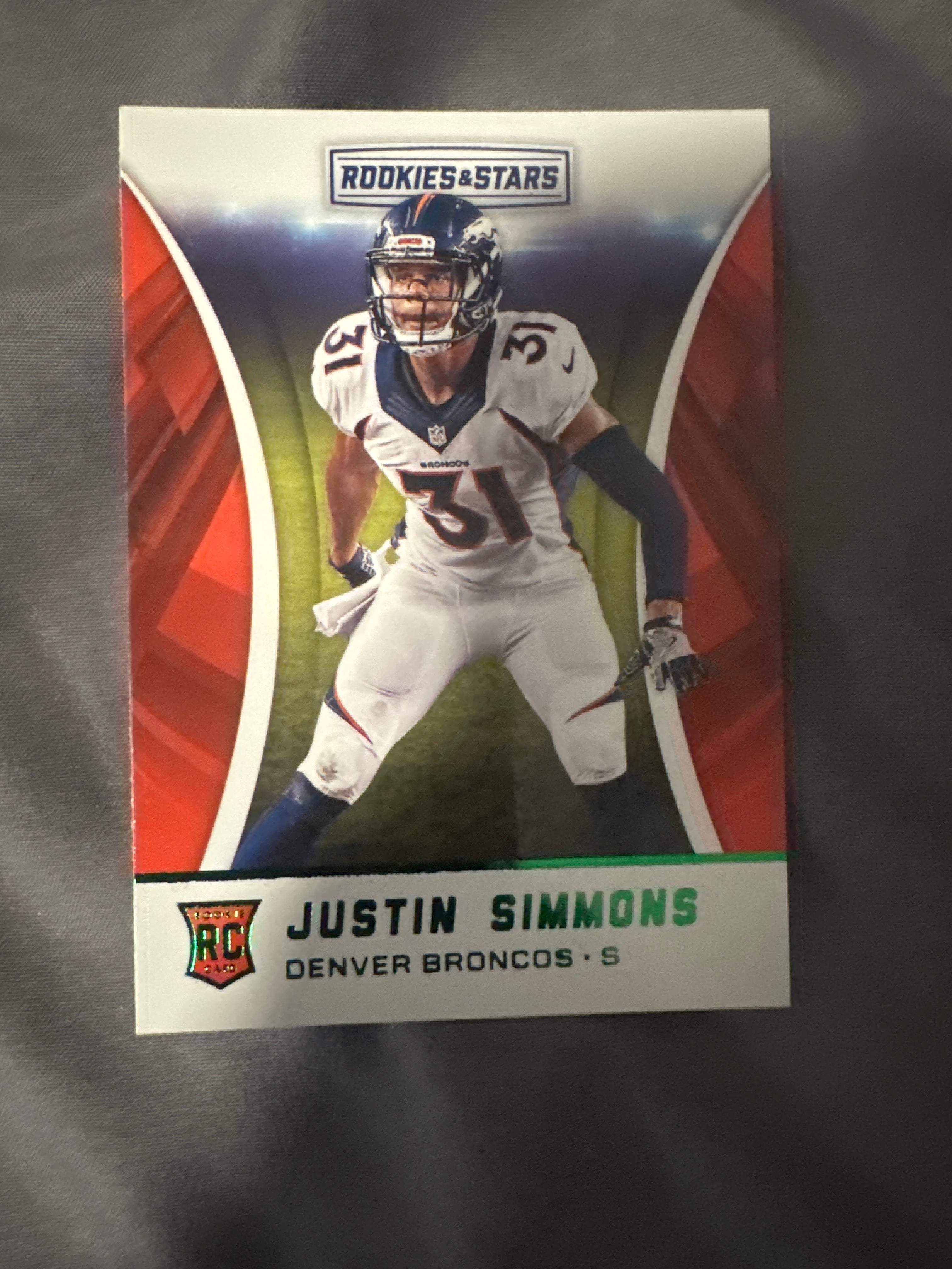 Justin Simmons Rookie Card (ungraded)